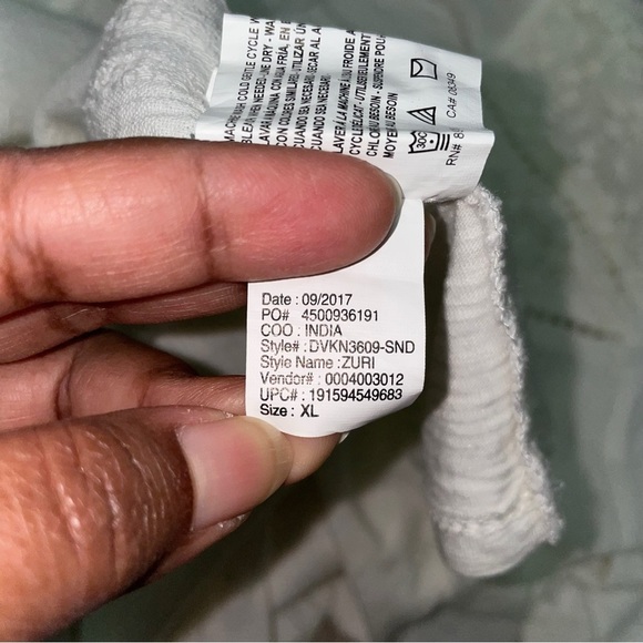 Gloria Vanderbilt Lace Trim Peasant Blouse Top - Picture 11 of 14